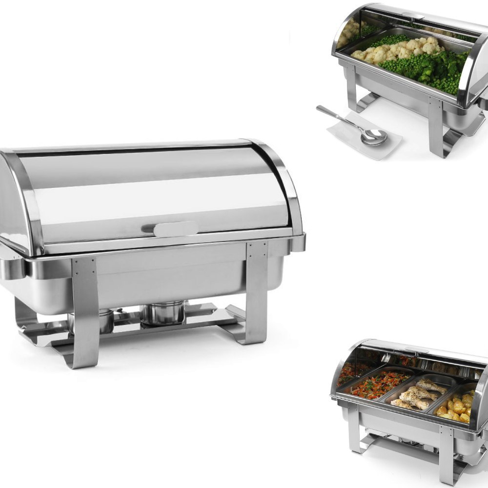 Podgrzewacz do potraw HoReCa na pastę GN 1/1 Rolltop – Hendi 470206