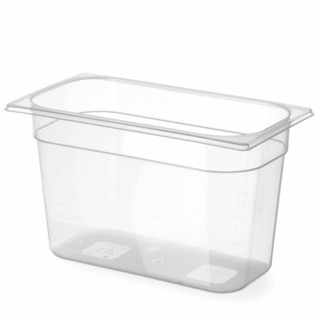 Pojemnik gastronomiczny z polipropylenu GN 1/3 wys. 200 mm – Hendi 880203 Pojemnik gastronomiczny z polipropylenu GN 1/3 wys. 200 mm – Hendi 880203