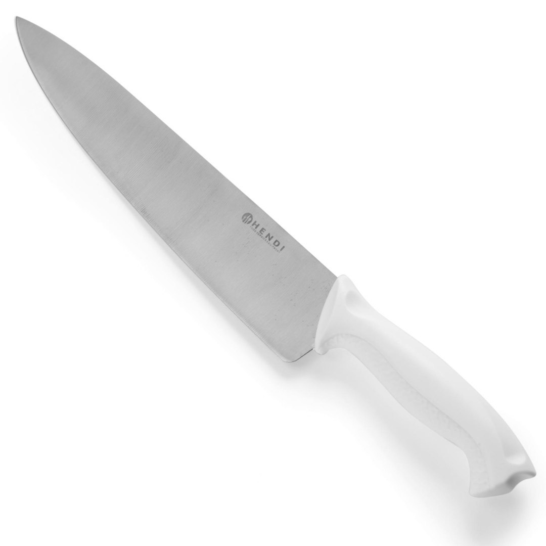 Nóż kucharski uniwersalny HACCP 385mm – biały – HENDI 842751