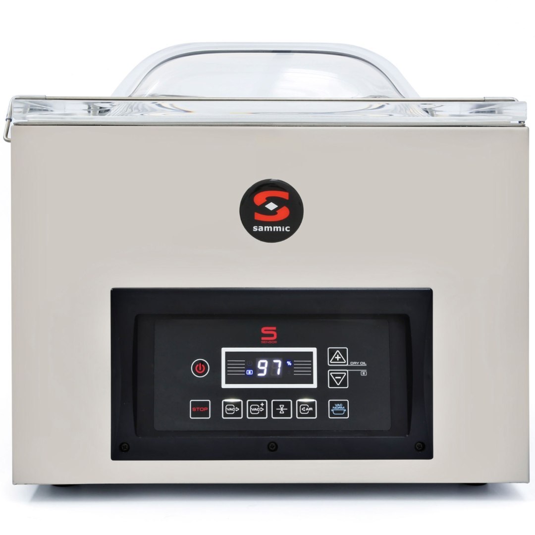 Zgrzewarka pakowarka próżniowa komorowa do żywności SE-416 550 W 420 mm – Sammic 1140636 Zgrzewarka pakowarka próżniowa komorowa do żywności SE-416 550 W 420 mm – Sammic 1140636