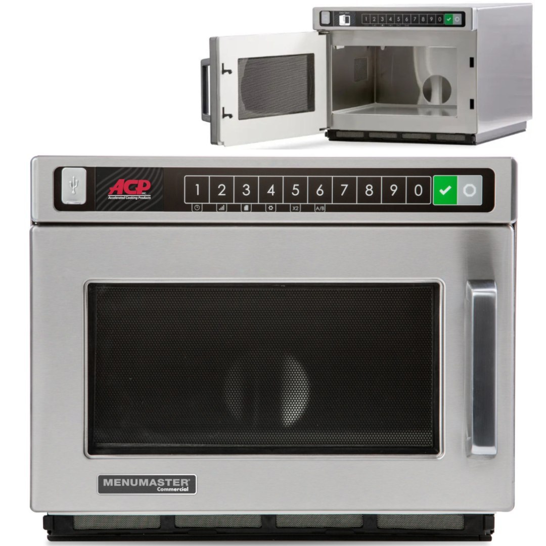 Kuchenka mikrofalowa mikrofalówka Menumaster DEC14E2 100 programów 17 l 1400 W 230 V – Hendi 280133