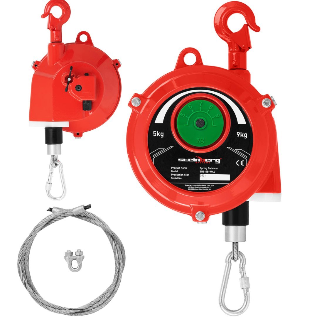 Balanser linkowy sprężynowy odciążnik do narzędzi 5 – 9 kg 1,3 m