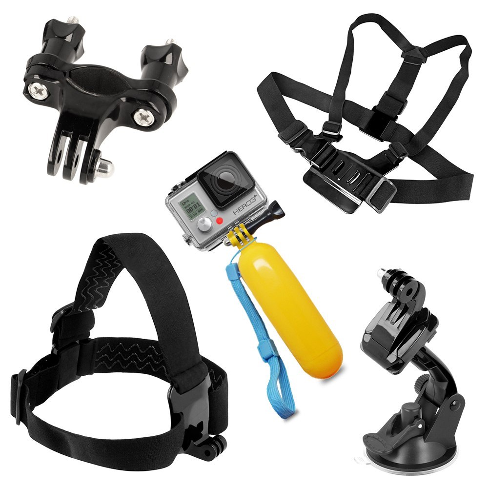 Akcesoria do kamery sportowej GoPro SJCAM – ZESTAW 9w1