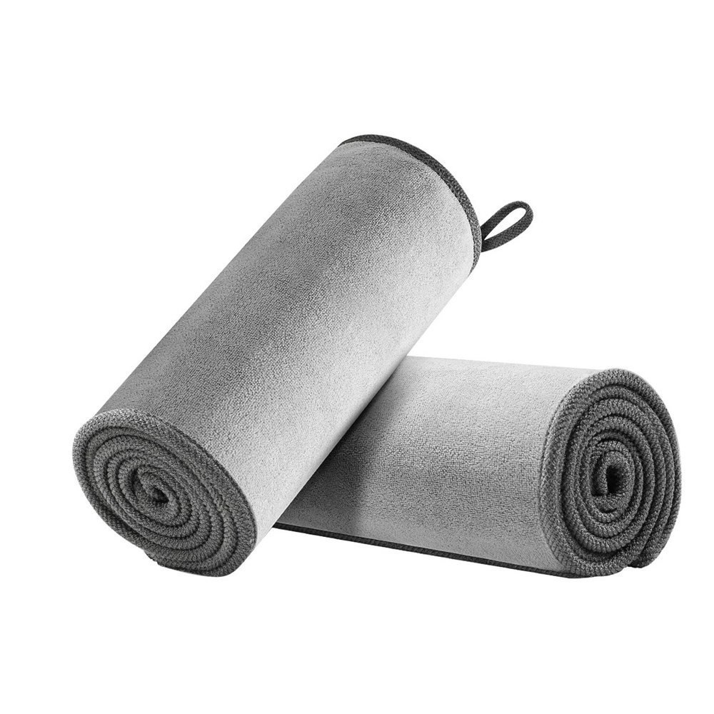 Ręcznik z mikrofibry do osuszania samochodu mikrofibra 40x40cm szary – ZESTAW 2 szt. Ręcznik z mikrofibry do osuszania samochodu mikrofibra 40x40cm szary – ZESTAW 2 szt.