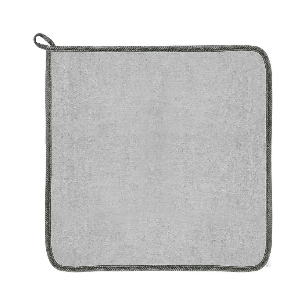 Ręcznik z mikrofibry do osuszania samochodu mikrofibra 40x40cm szary – ZESTAW 2 szt.