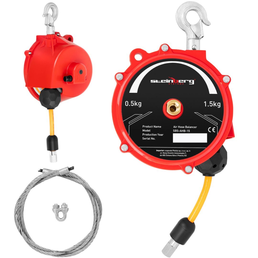 Balanser linkowy odciążnik z wężem pneumatycznym 0,5 – 1,5 kg 1,3 m