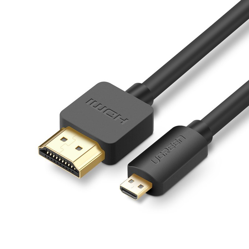 Kabel przewód Micro HDMI – HDMI 4K 60Hz 3m czarny