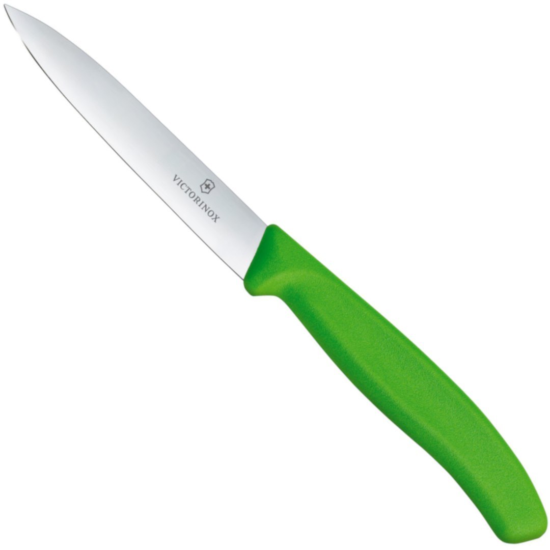 Nóż do jarzyn gładki dł. 100/212 mm – zielony