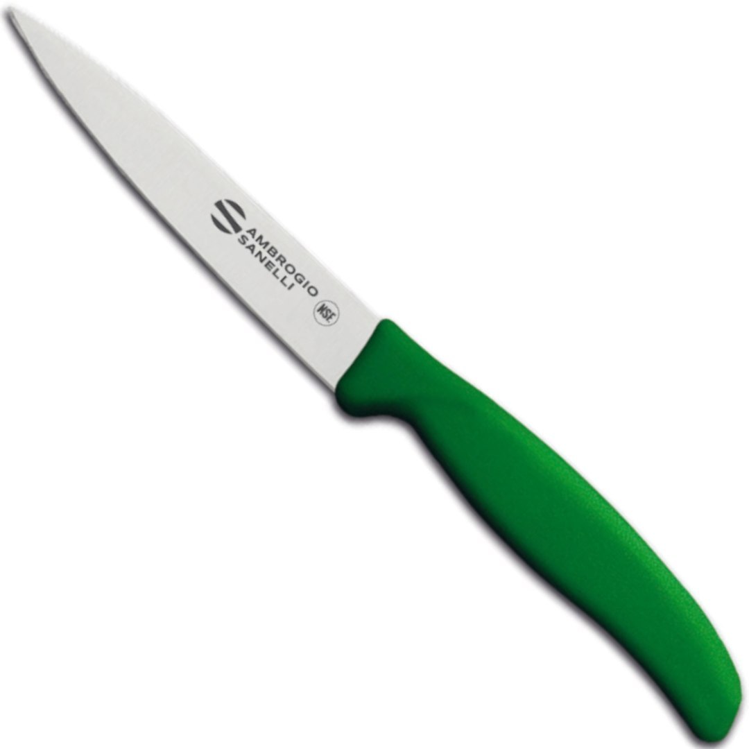 Nóż do obierania warzyw owoców SUPRA COLORE HACCP 110/230 mm – zielony