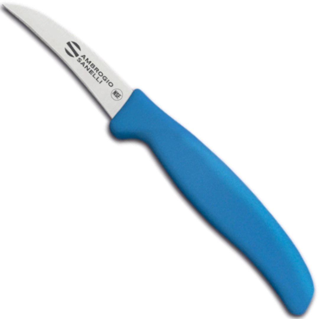 Nóż do warzyw zakrzywiony SUPRA COLORE HACCP 70/190 mm – niebieski