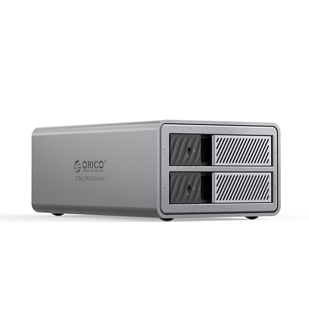 Macierz dyskowa 9828RU3 z kontrolerem RAID na 2 dyski 2.5” / 3.5” SATA HDD / SSD – szara Macierz dyskowa 9828RU3 z kontrolerem RAID na 2 dyski 2.5” / 3.5” SATA HDD / SSD – szara