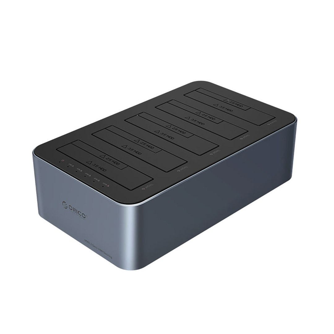 Stacja dokująca 6656C3-C z klonowaniem offline na 5 dysków 2.5” / 3.5” SATA HDD / SSD – szara Stacja dokująca 6656C3-C z klonowaniem offline na 5 dysków 2.5” / 3.5” SATA HDD / SSD – szara