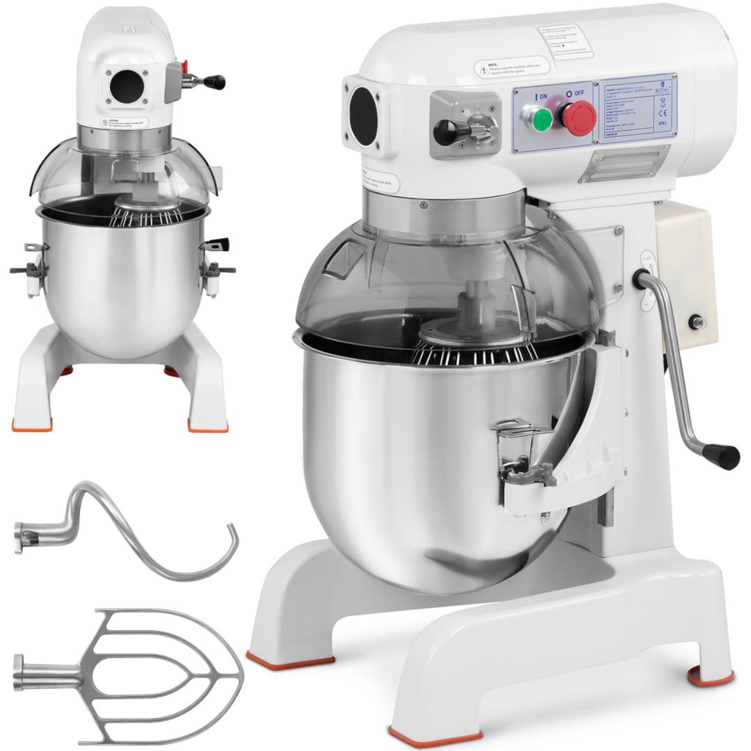 Mikser robot planetarny spiralny z opuszczaną misą 20 l 700 W Mikser robot planetarny spiralny z opuszczaną misą 20 l 700 W