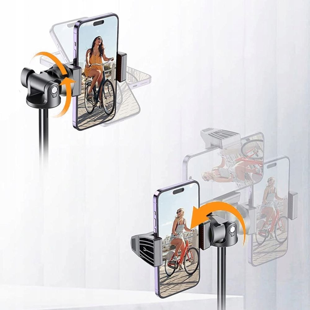 Selfie stick kijek do zdjęć Bluetooth z tripodem pilotem i głowicą 180 do 148cm – biały Selfie stick kijek do zdjęć Bluetooth z tripodem pilotem i głowicą 180 do 148cm – biały