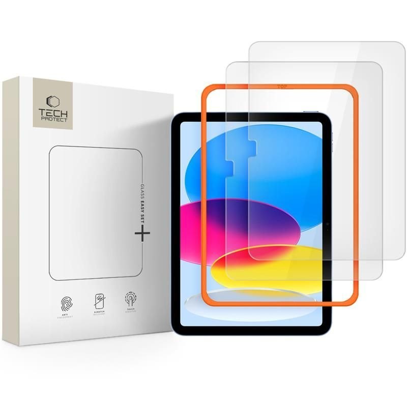Szkło hartowane na iPad 10.9” 2022 / iPad 11” 2025 Easy Set+ – 2 szt. Szkło hartowane na iPad 10.9” 2022 / iPad 11” 2025 Easy Set+ – 2 szt.