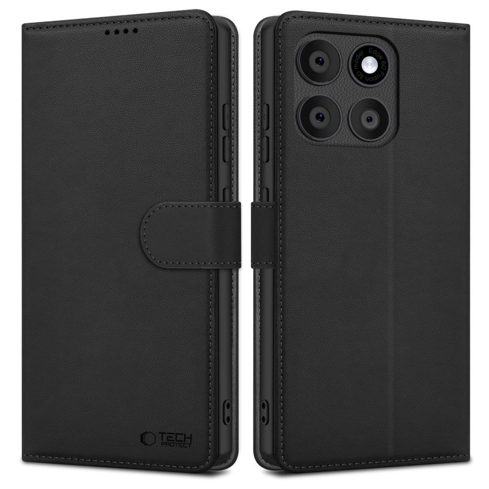 Etui pokrowiec na Motorola Edge 60 Fusion Wallet – czarne Etui pokrowiec na Motorola Edge 60 Fusion Wallet – czarne