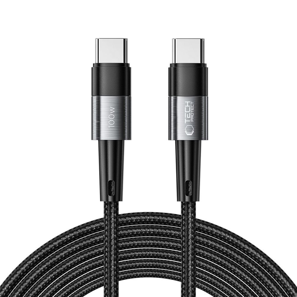 Kabel przewód USB-C PD 100W 5A 3m – szary