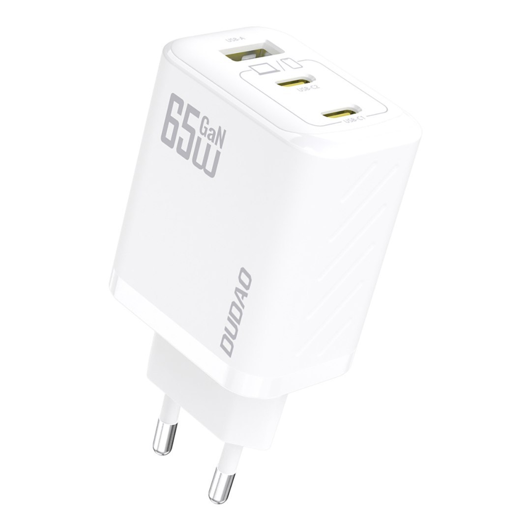 Ładowarka sieciowa A29 GaN USB-C USB-A 65W – biała