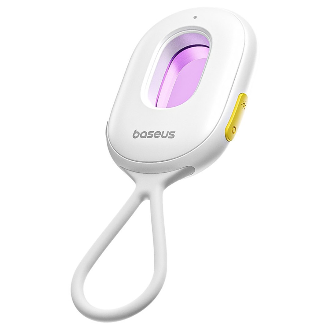 Wykrywacz ukrytych kamer z alarmem mini latarką kablem USB-A – USB-C – biały