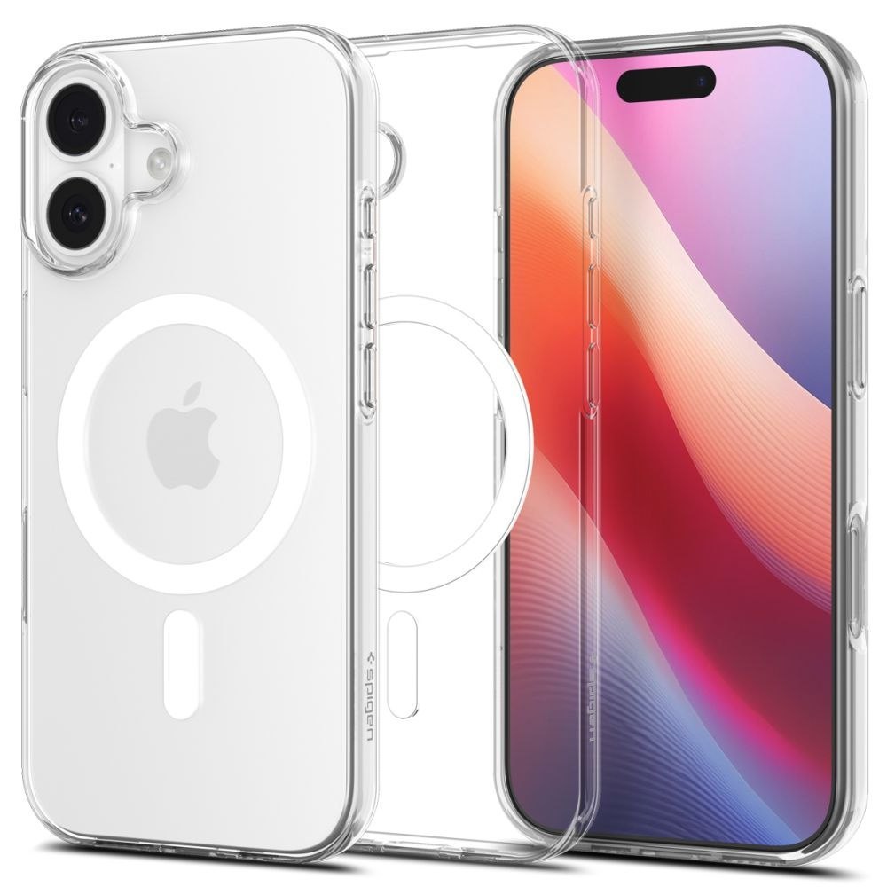 Etui ochronne case na iPhone 17 Liquid Crystal MagSafe – przezroczysto-białe