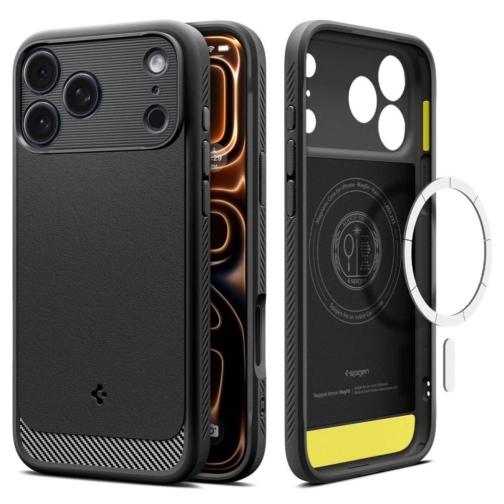 Etui ochronne case na iPhone 17 Pro Mat Rugged Armor Mag MagSafe – czarny mat