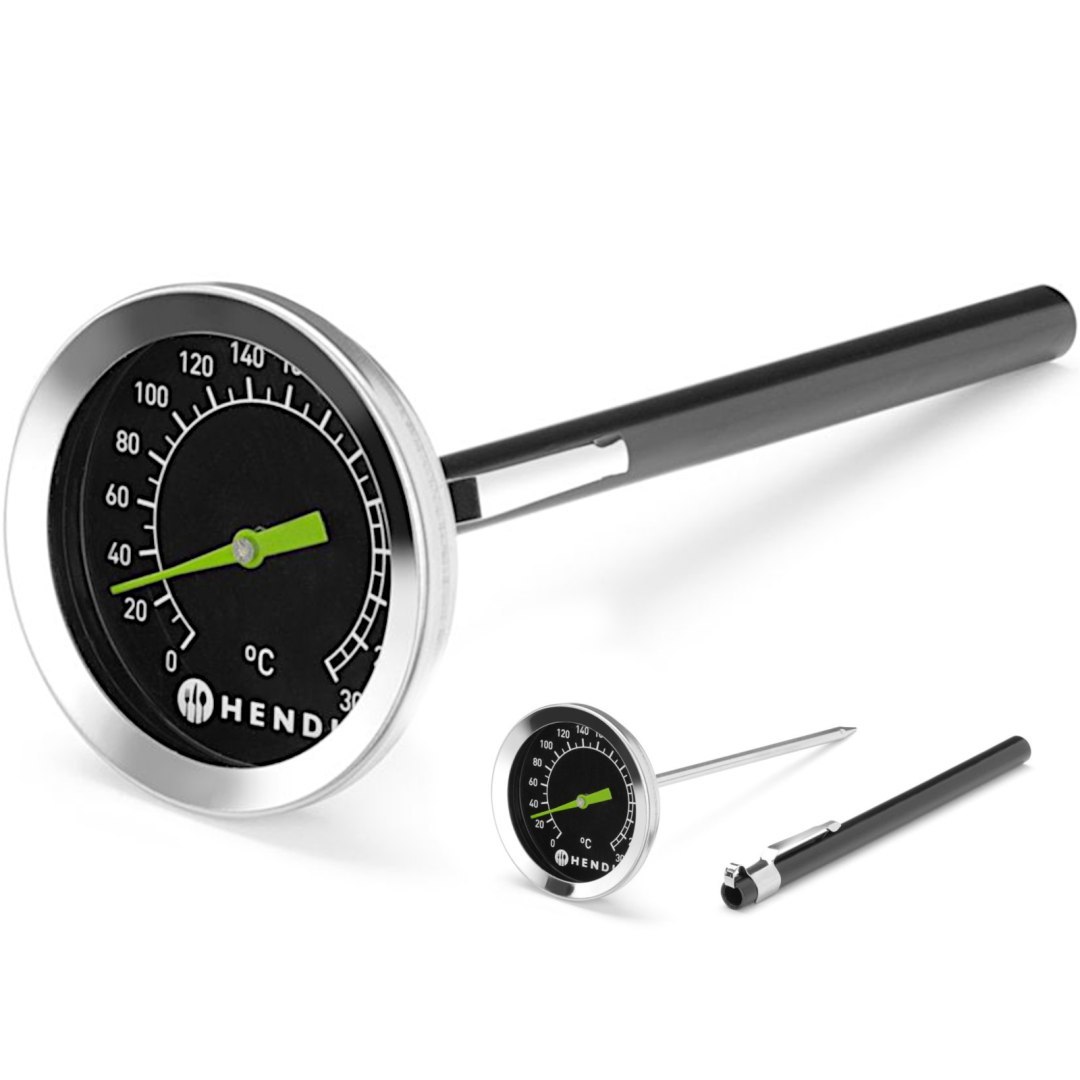 Termometr gastronomiczny analogowy z sondą szpikulcem 0-300 C Termometr gastronomiczny analogowy z sondą szpikulcem 0-300 C