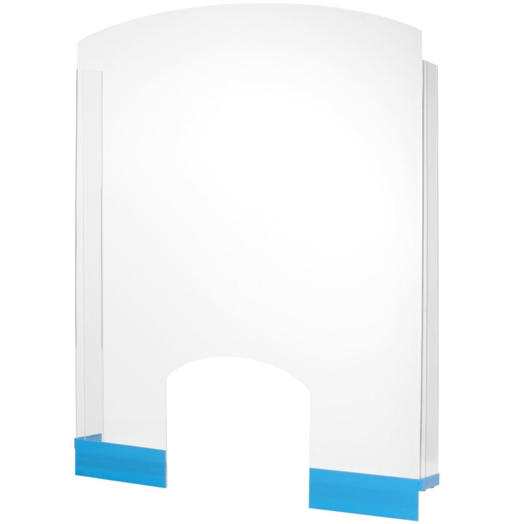 Osłona ochronna oddzielająca z plexi do recepcji na ladę 850 x 700 mm Osłona ochronna oddzielająca z plexi do recepcji na ladę 850 x 700 mm