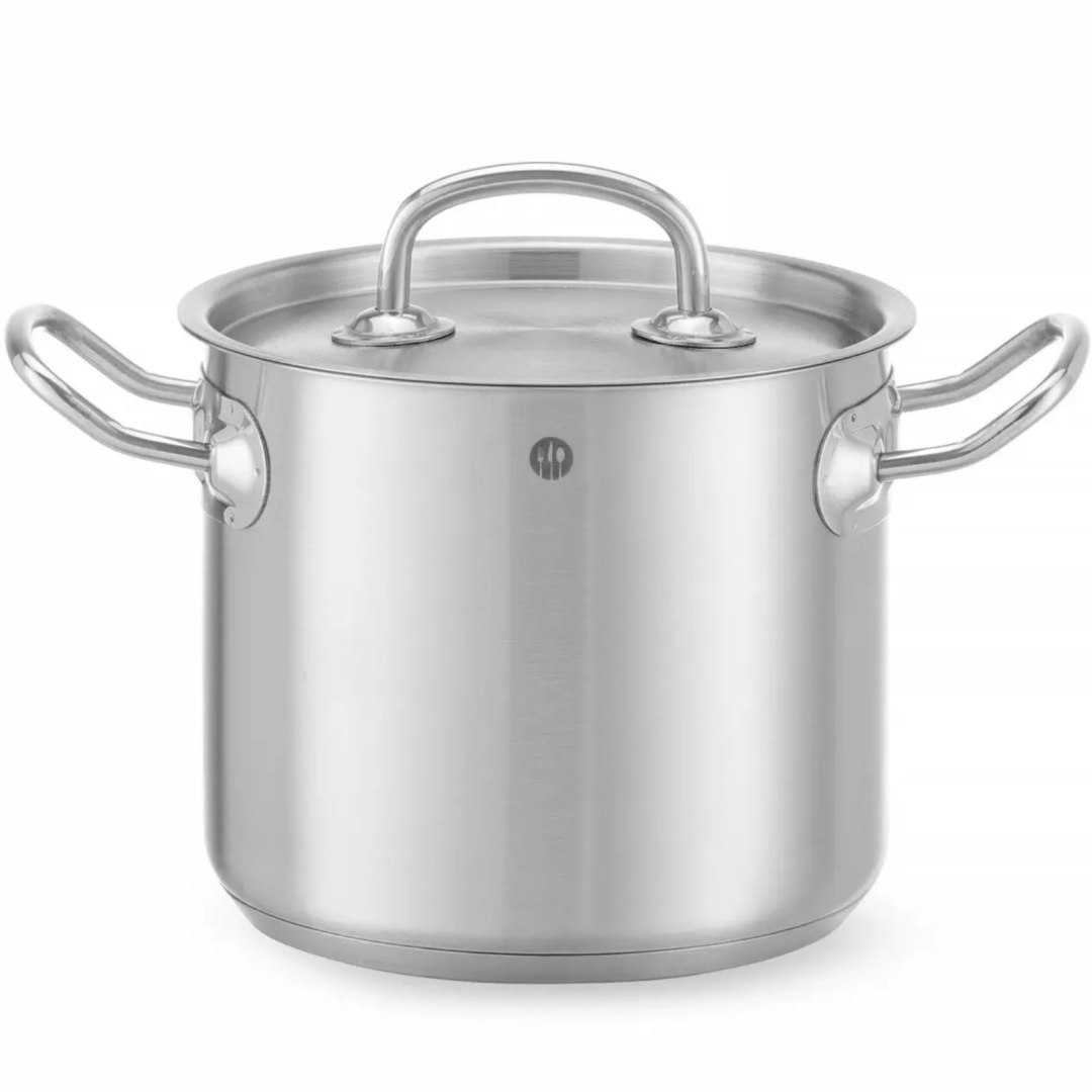 Garnek wysoki z pokrywką Kitchen Line 45 l śr. 400×360 mm Garnek wysoki z pokrywką Kitchen Line 45 l śr. 400×360 mm