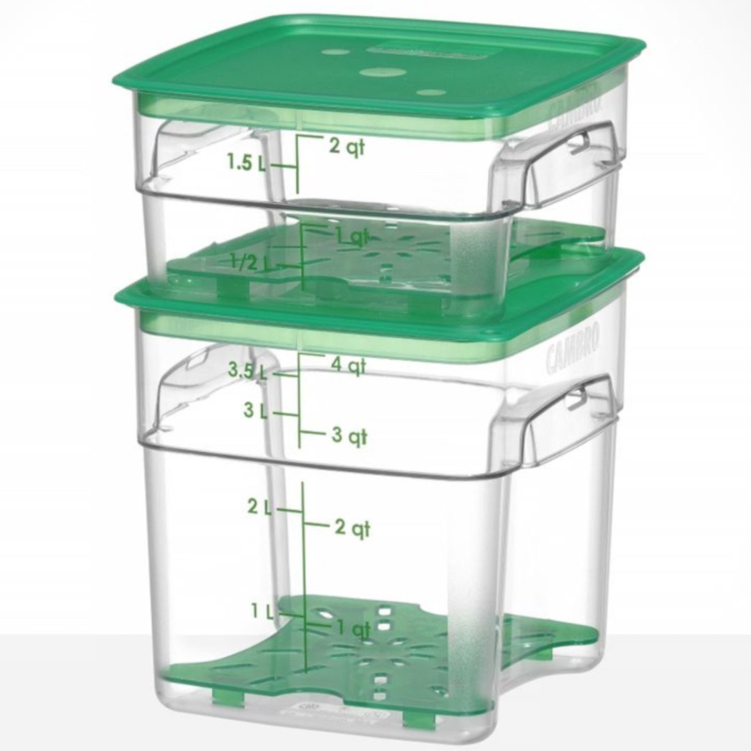 Pojemnik na żywność CamSquares Fresh Pro 3.8 l 191x191x183 mm Pojemnik na żywność CamSquares Fresh Pro 3.8 l 191x191x183 mm