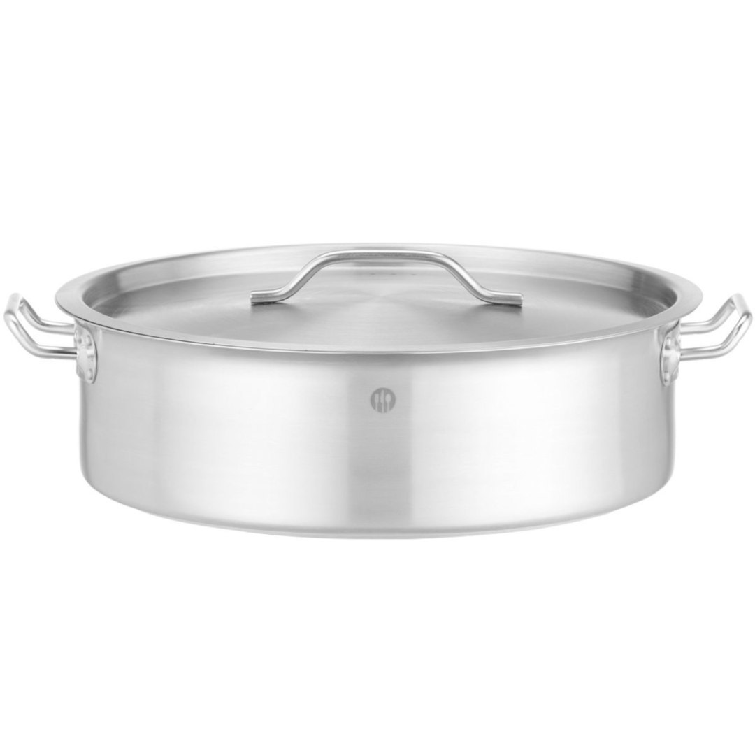 Garnek niski z pokrywką Budget Line 15.8 l śr. 380×139 mm