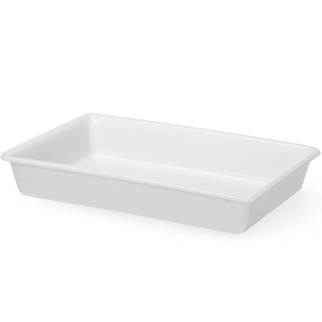Pojemnik do panierowania płaski 8 l 480x330x80 mm – biały
