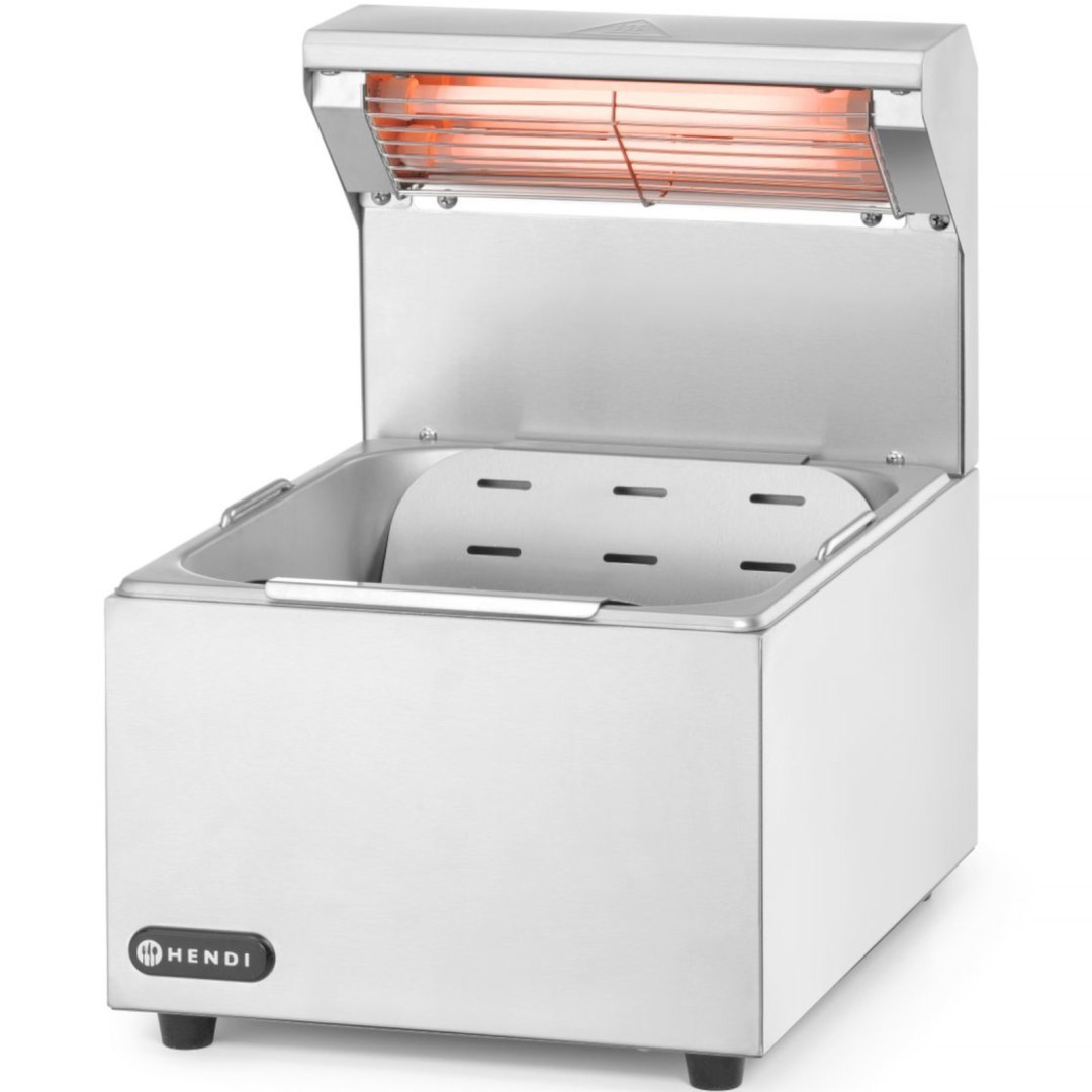 Podgrzewacz do frytek z lampą grzewczą GN 1/2 400 W Podgrzewacz do frytek z lampą grzewczą GN 1/2 400 W