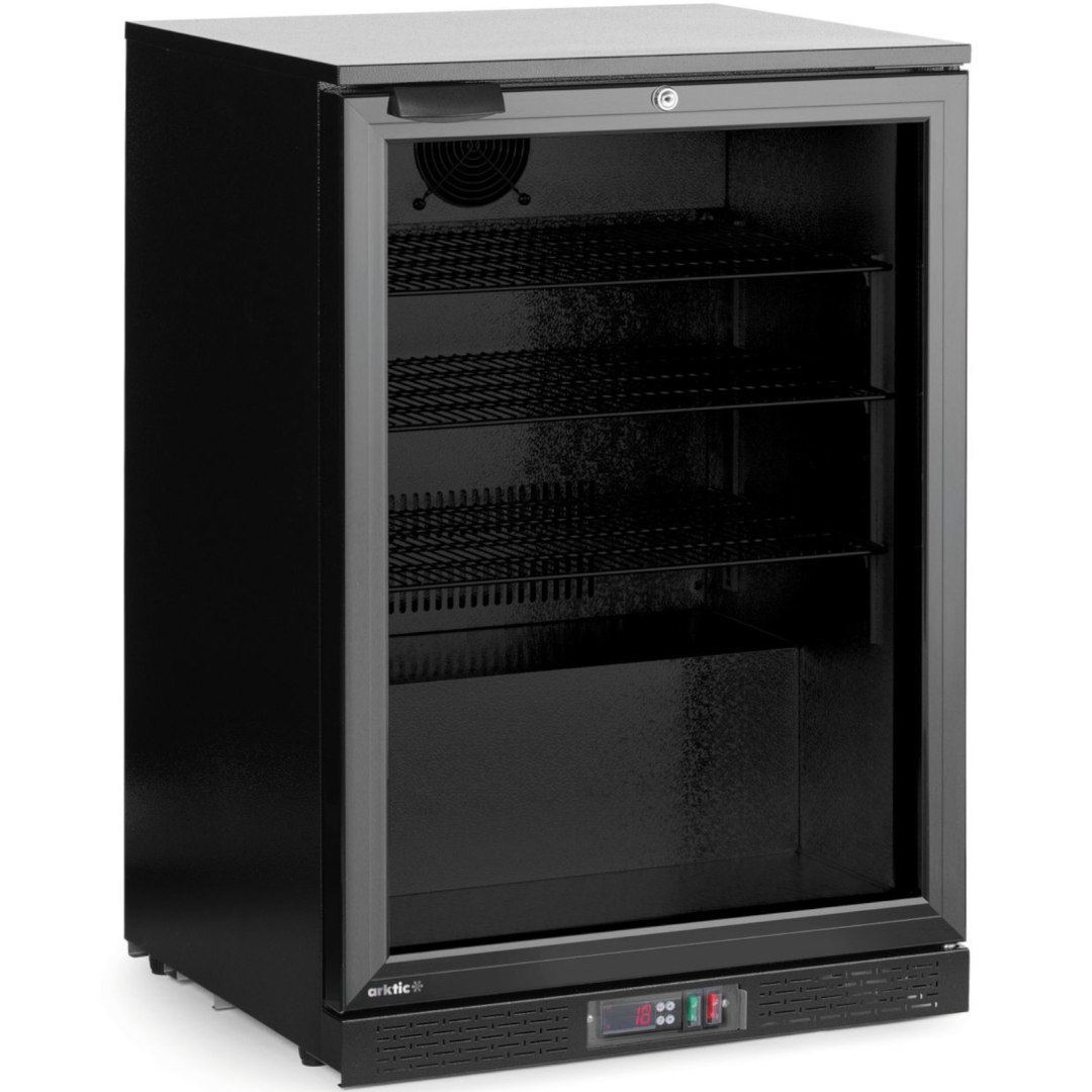 Lodówka chłodziarka barowa na napoje 1-drzwiowa LED 105 l 120 W 60x53x87 cm Lodówka chłodziarka barowa na napoje 1-drzwiowa LED 105 l 120 W 60x53x87 cm