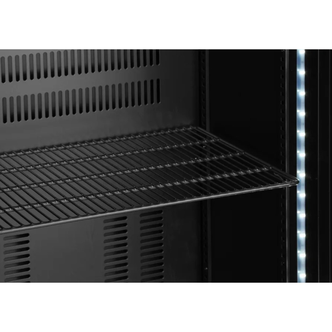 Lodówka chłodziarka barowa 1-drzwiowa 4 półki LED 243 l 195 W Lodówka chłodziarka barowa 1-drzwiowa 4 półki LED 243 l 195 W