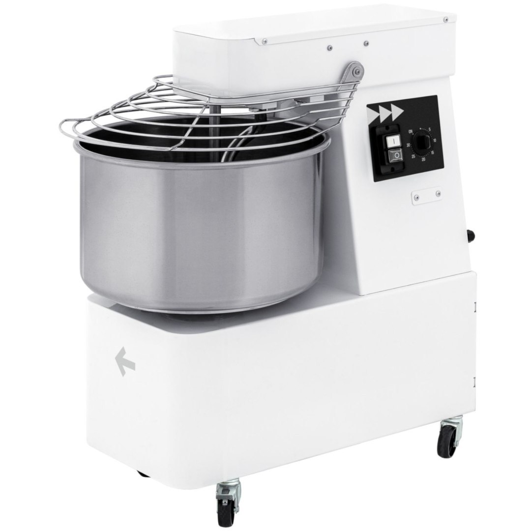 Miesiarka spiralna ze stałą dzieżą 2 prędkości 56 kg/h 22l 400 V 1100 W Miesiarka spiralna ze stałą dzieżą 2 prędkości 56 kg/h 22l 400 V 1100 W