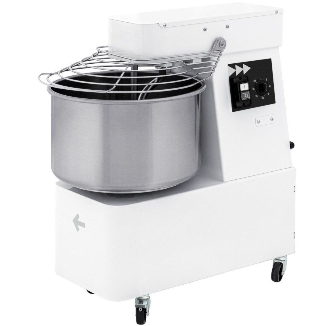 Miesiarka spiralna ze stałą dzieżą 2 prędkości 128 kg/h 48 l 400 V 2200 W Miesiarka spiralna ze stałą dzieżą 2 prędkości 128 kg/h 48 l 400 V 2200 W