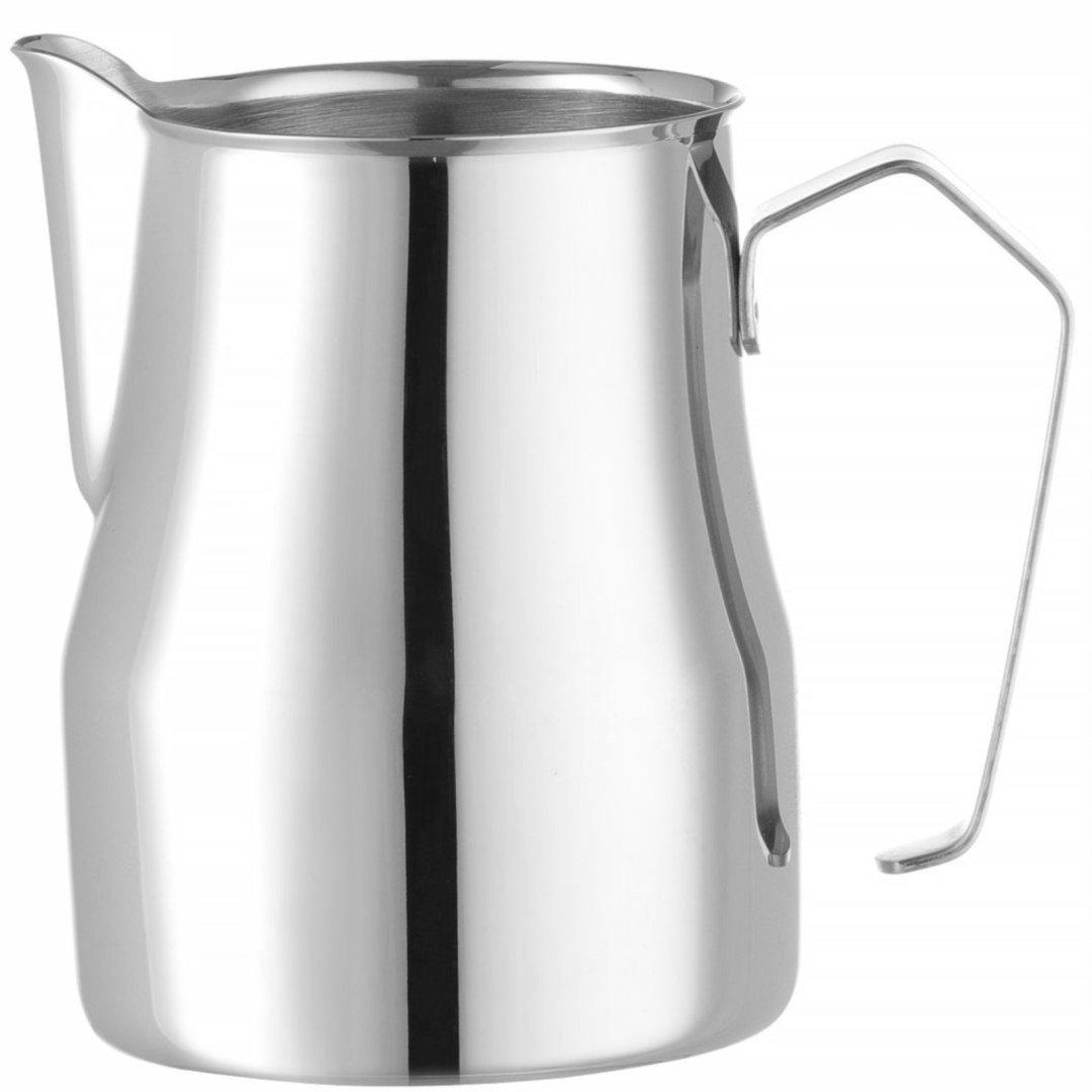 Dzbanek kubek do spieniania mleka ze stali nierdzewnej 0.7 l śr. 84 mm Dzbanek kubek do spieniania mleka ze stali nierdzewnej 0.7 l śr. 84 mm