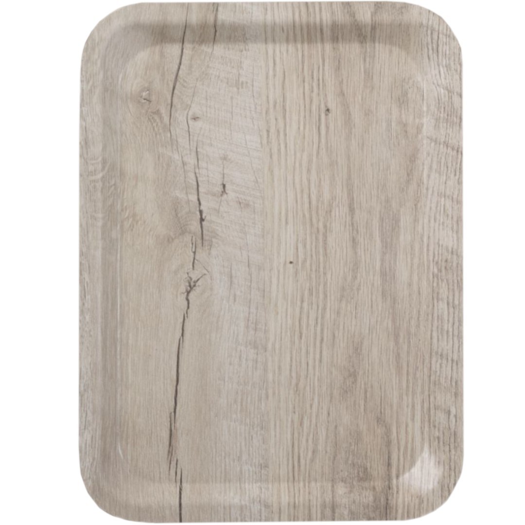 Taca do serwowania prostokątna antypoślizgowa 240×340 mm – jasne drewno Taca do serwowania prostokątna antypoślizgowa 240×340 mm – jasne drewno