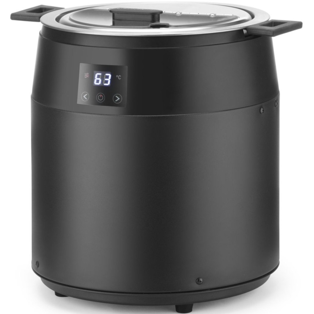 Kociołek termos do zupy elektryczny WATERLESS 10 l 450 W – czarny Kociołek termos do zupy elektryczny WATERLESS 10 l 450 W – czarny