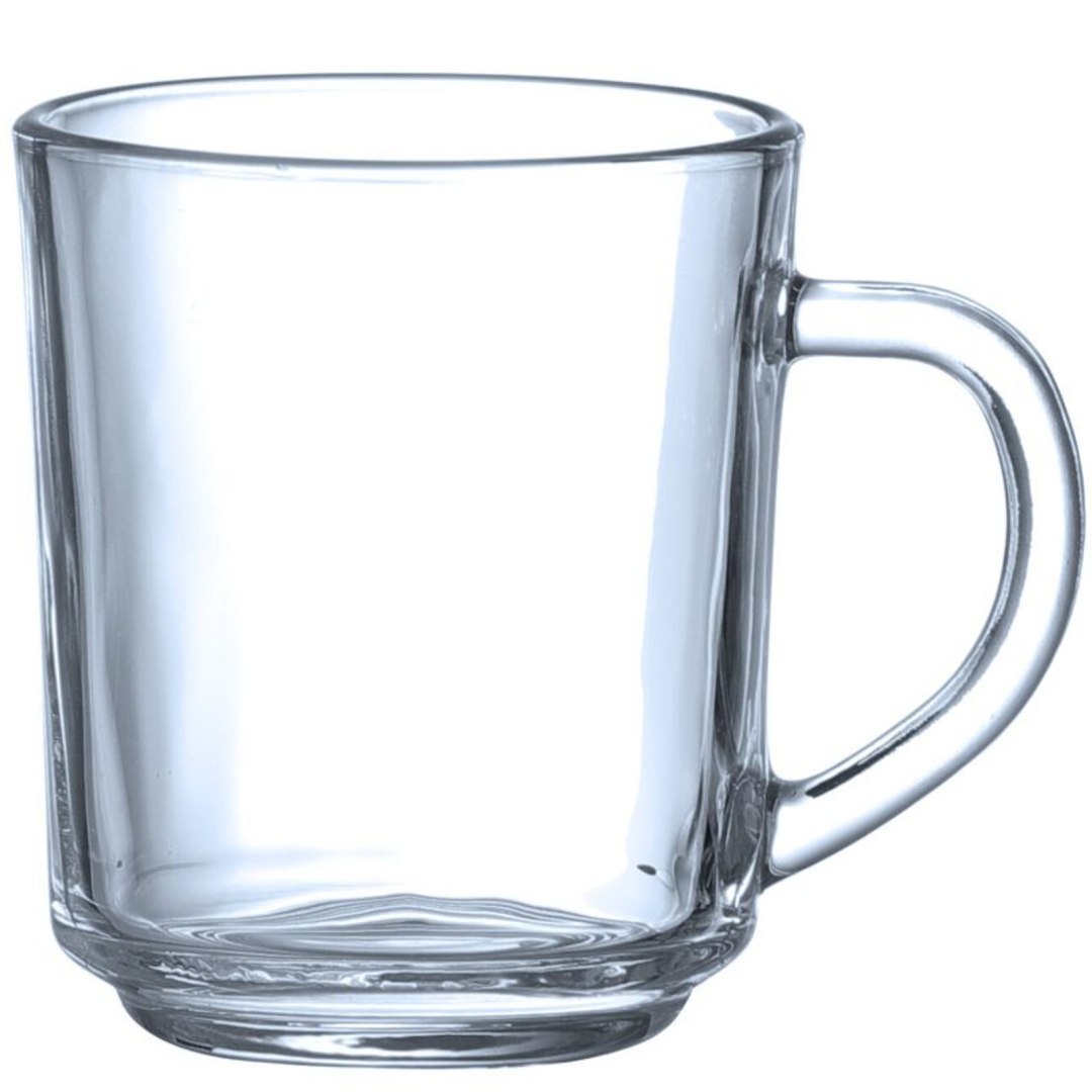 Kubek szklany do gorących zimnych napojów 240 ml – 6 szt.