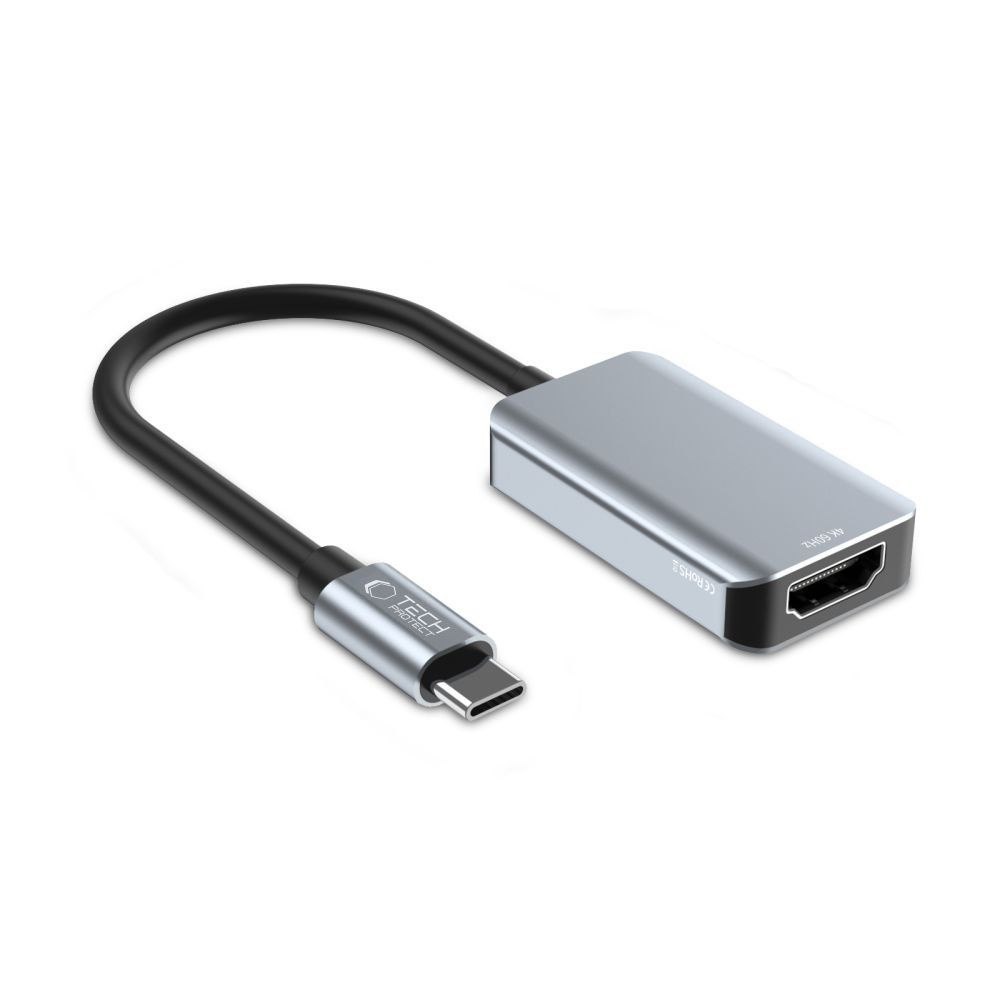 Adapter przejściówka USB-C – HDMI 4K 60Hz – czarny