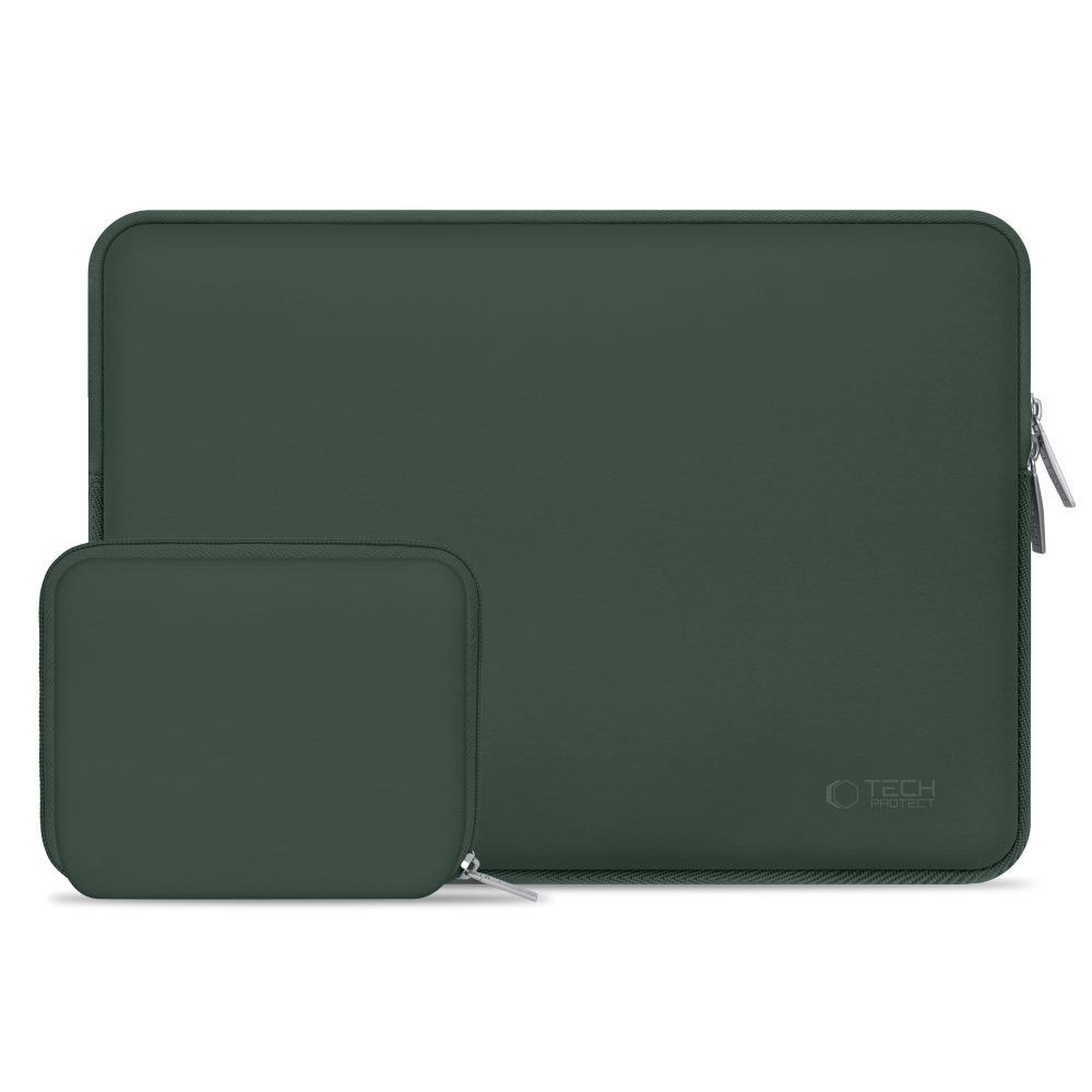 Torba pokrowiec Neoslim na laptopa tablet 13-14” + etui na akcesoria – zielony Torba pokrowiec Neoslim na laptopa tablet 13-14” + etui na akcesoria – zielony