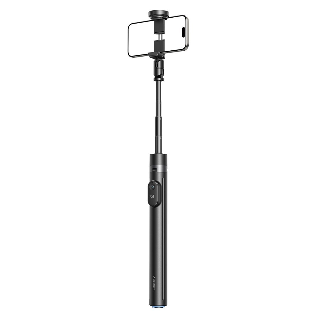 Selfie stick kijek statyw tripod do zdjęć 1.7m – czarny Selfie stick kijek statyw tripod do zdjęć 1.7m – czarny
