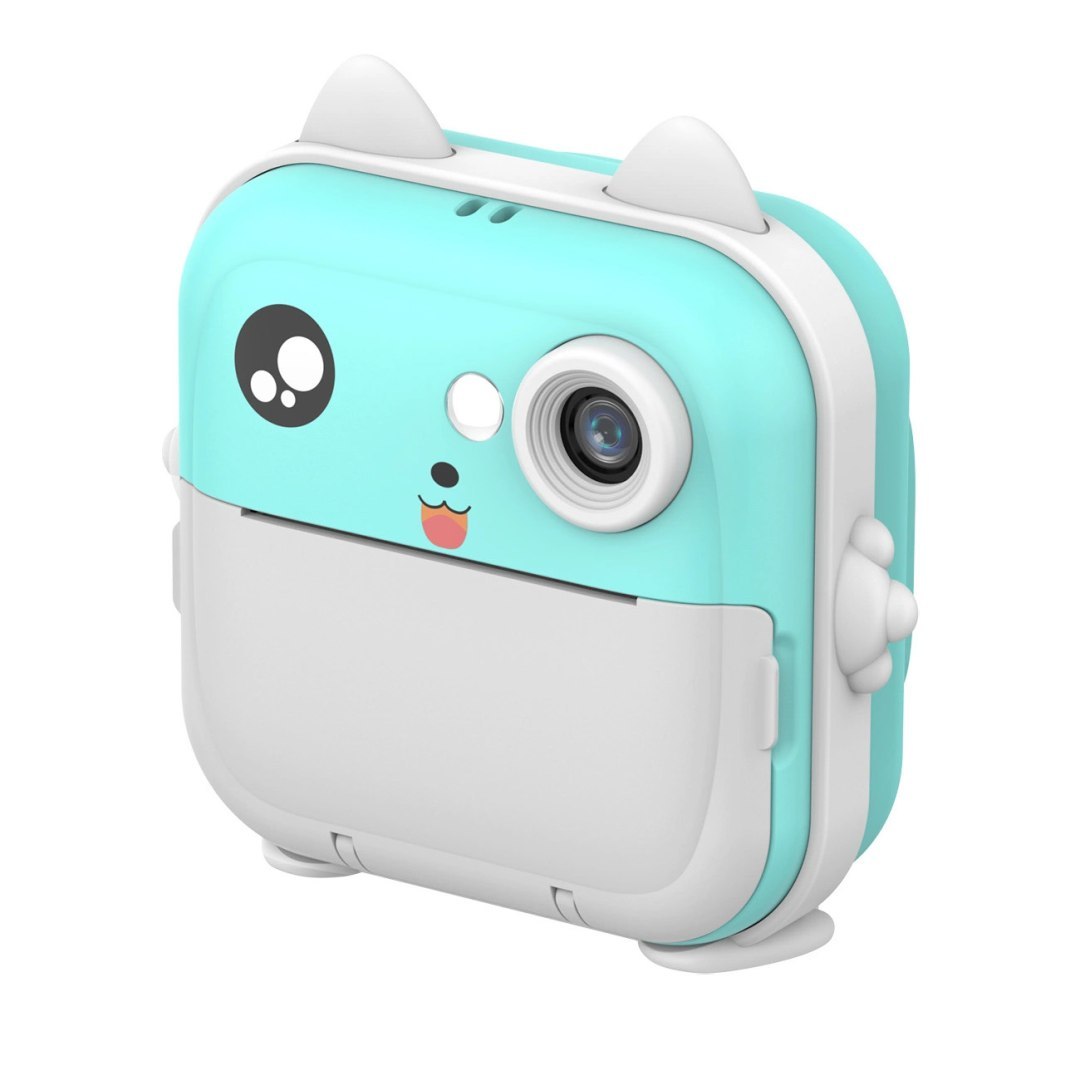 Mini drukarka termiczna WDT-02 z aparatem kamerą dla dzieci – niebieska Mini drukarka termiczna WDT-02 z aparatem kamerą dla dzieci – niebieska