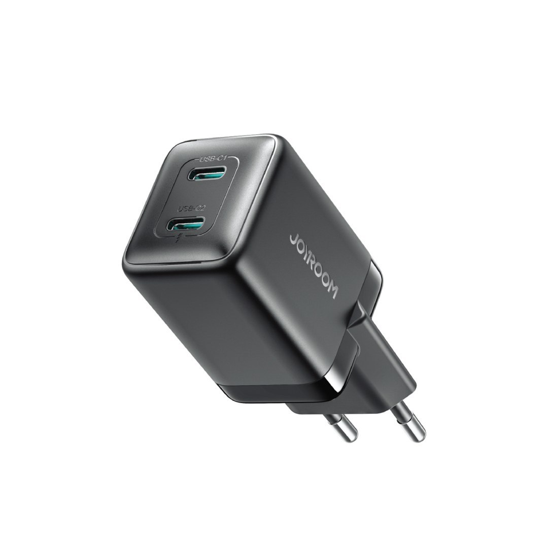 Ładowarka sieciowa 2x USB-C EU 45W – czarna Ładowarka sieciowa 2x USB-C EU 45W – czarna