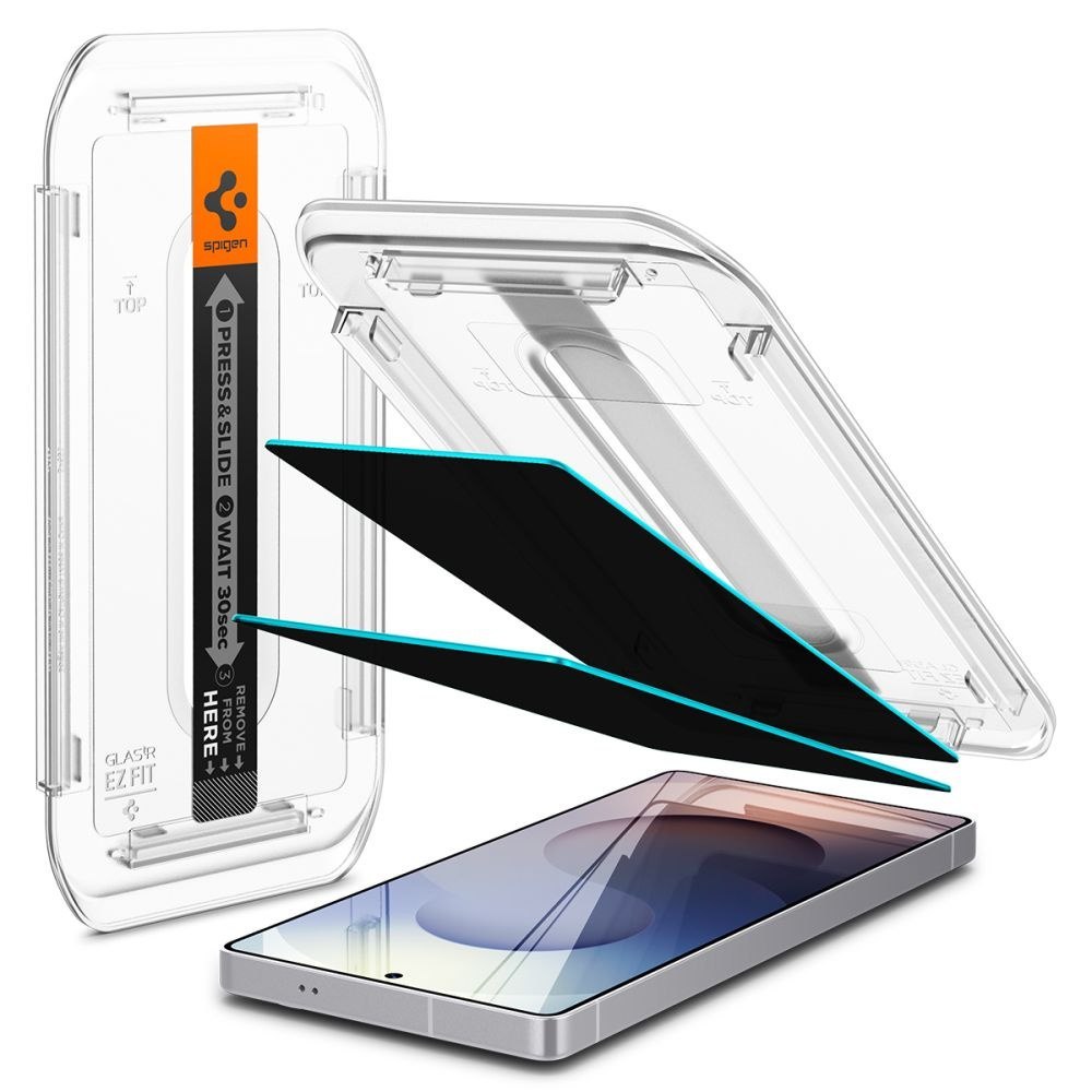Szkło prywatyzujące z aplikatorem na Samsung Galaxy S25 Ultra Glas.TR Ez Fit Privacy – 2 szt. Szkło prywatyzujące z aplikatorem na Samsung Galaxy S25 Ultra Glas.TR Ez Fit Privacy – 2 szt.