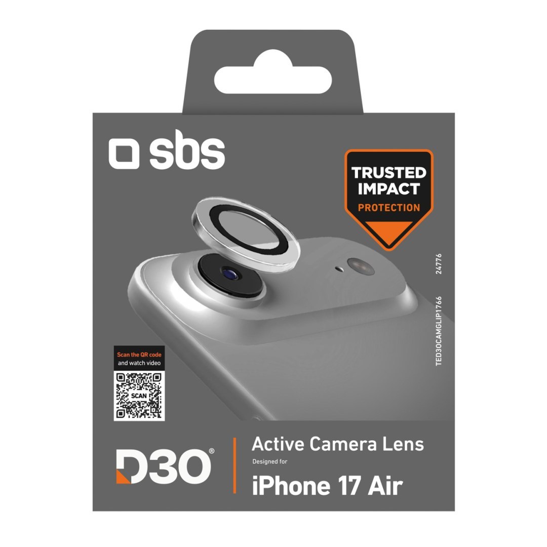 Szkło ochronne na obiektywy do iPhone 17 Air z technologią D3O Camera Glass Szkło ochronne na obiektywy do iPhone 17 Air z technologią D3O Camera Glass