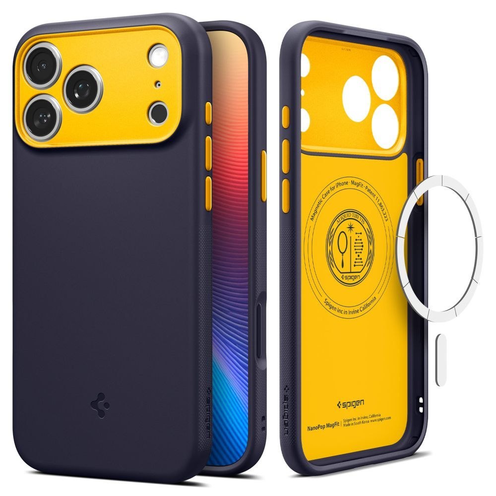 Etui case pokrowiec na iPhone 17 Pro Nano Pop MagSafe – granatowe Etui case pokrowiec na iPhone 17 Pro Nano Pop MagSafe – granatowe