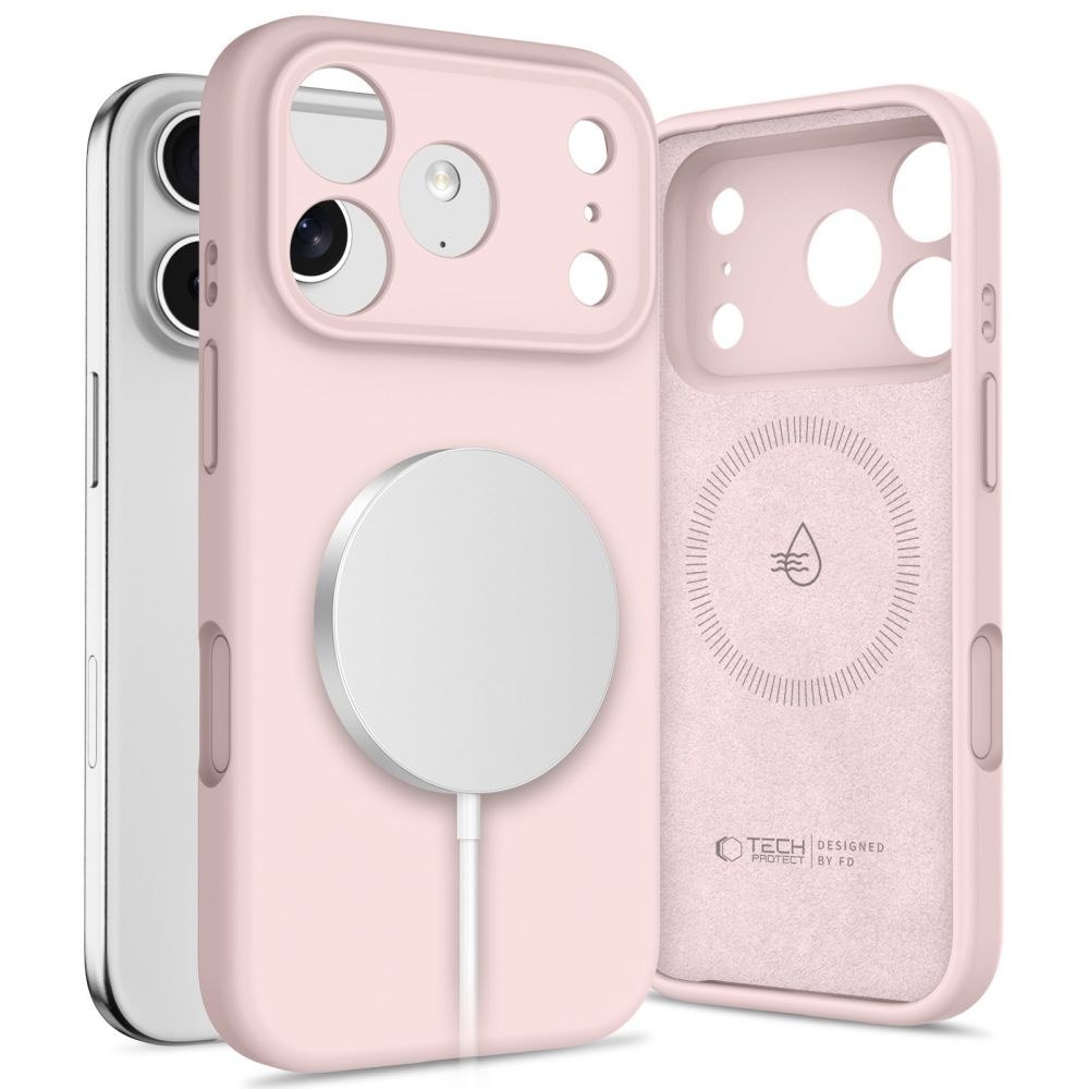 Etui case plecki na iPhone 17 Pro Max MagSafe Silicone – różowe