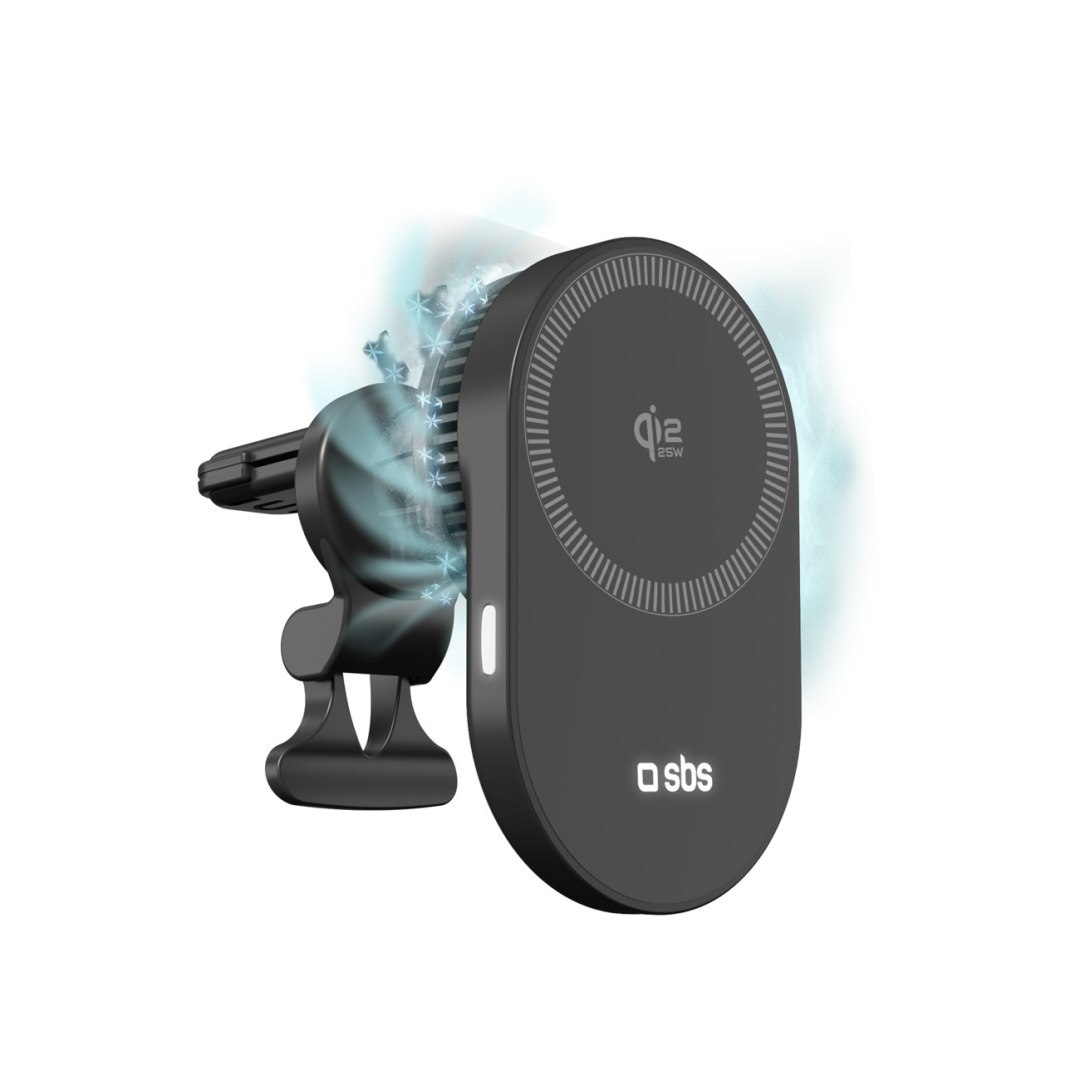 Uchwyt samochodowy z ładowarką bezprzewodową chłodzeniem do telefonu Qi2.2 25W Uchwyt samochodowy z ładowarką bezprzewodową chłodzeniem do telefonu Qi2.2 25W